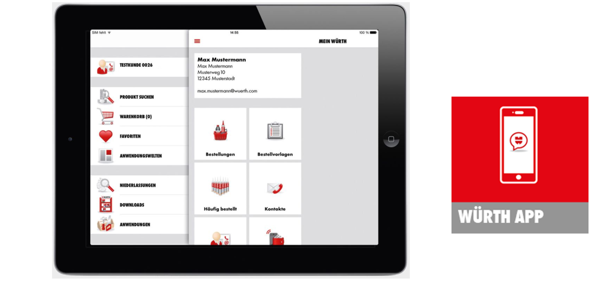 Würth app: now shop easily using your mobile