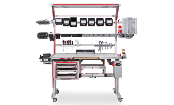 Workstation based on aluminium profiles