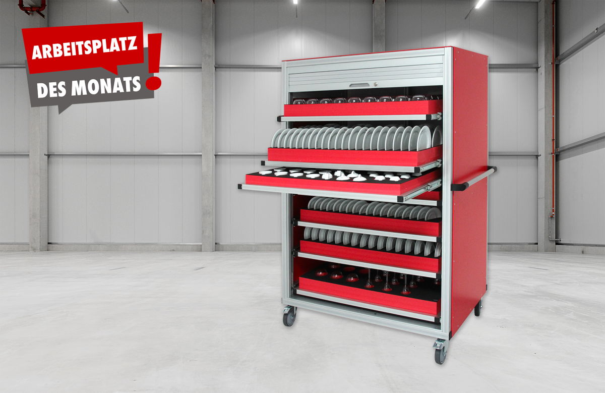 Arbeitsplatz des Monats - der Geschirr-Meister Arbeitsplatz des Monats - der Geschirr-Meister