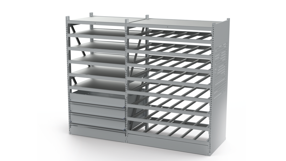 Modular Kanban rack CPS®Kanban flex