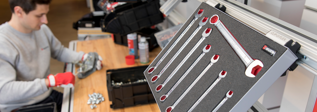 Foam inserts for seamless workflows OPT-I-STORE®