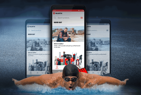 Würth app – 1500 m swim