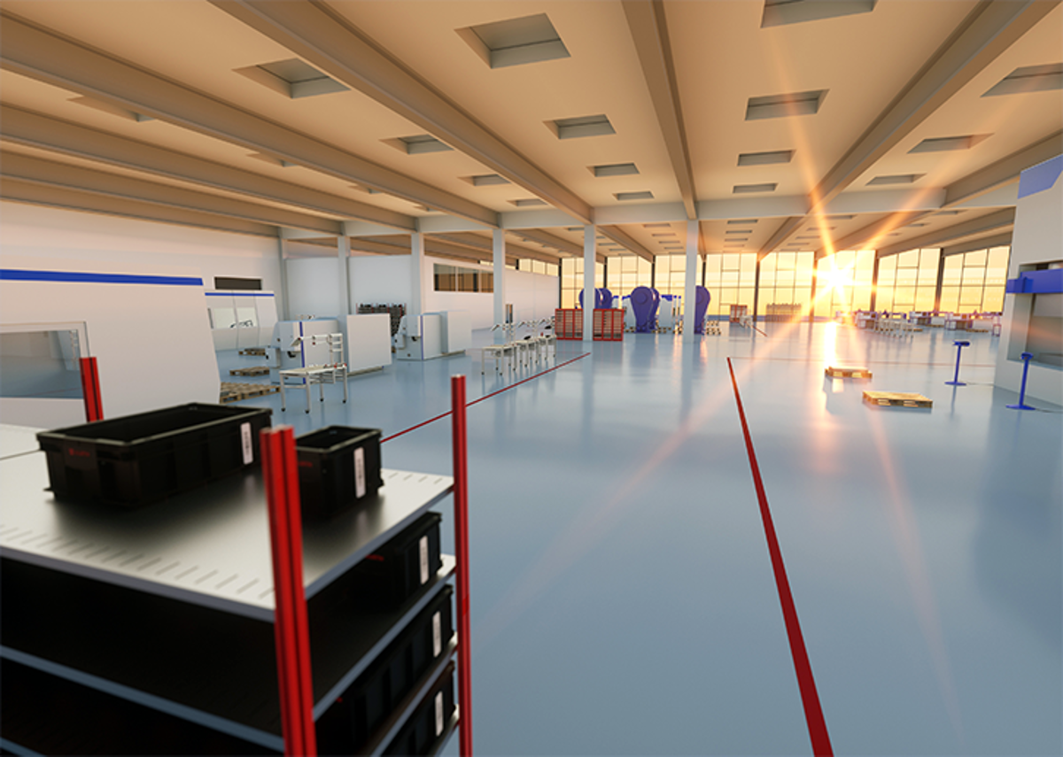 Lean Factory through optimized logistics, production and procurement processes Factory