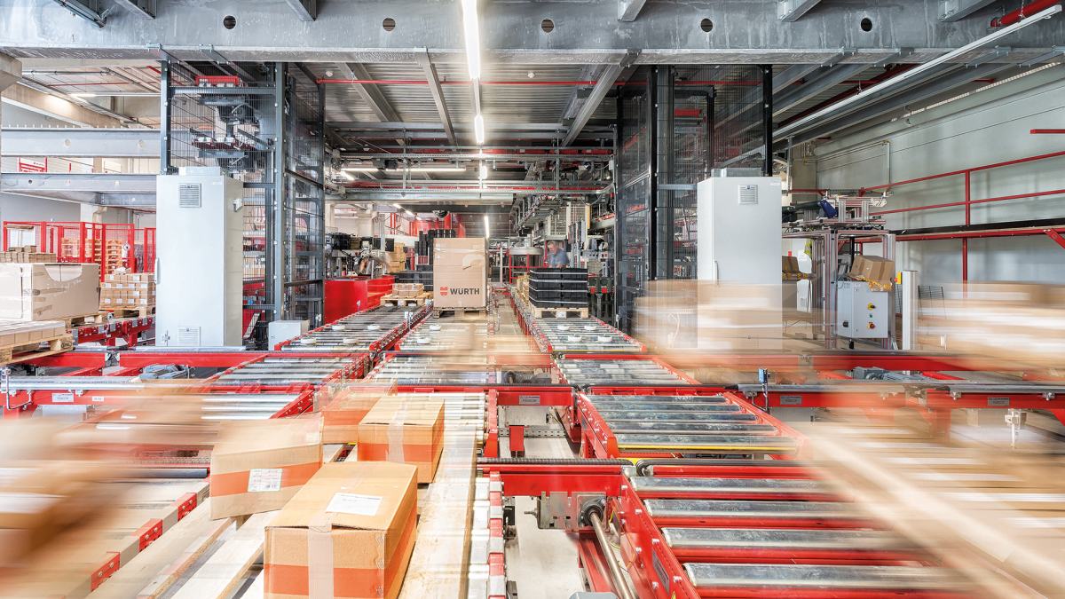 Logistics of Würth Industrie Service