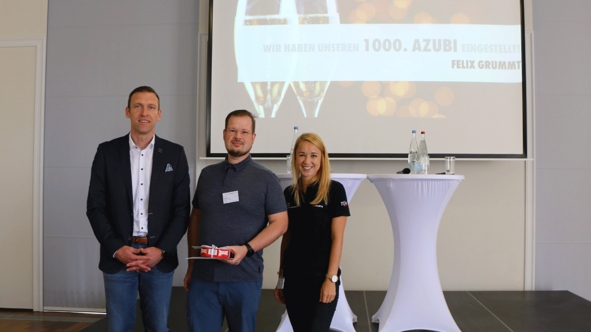 Würth Industrie Service welcomes its 1,000th  apprentice