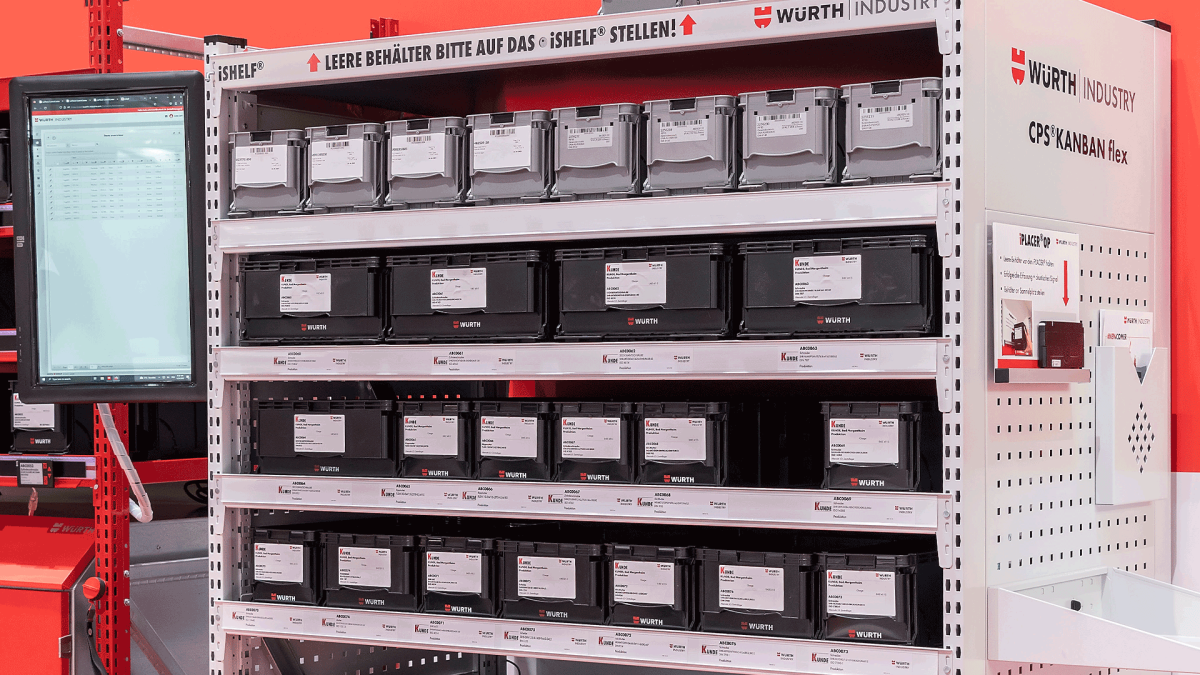 New CPS®KANBAN flex - Modular Kanban rack for efficient material supply