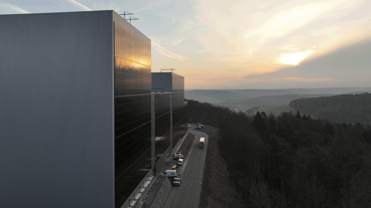 Hochregallager Photovolatik