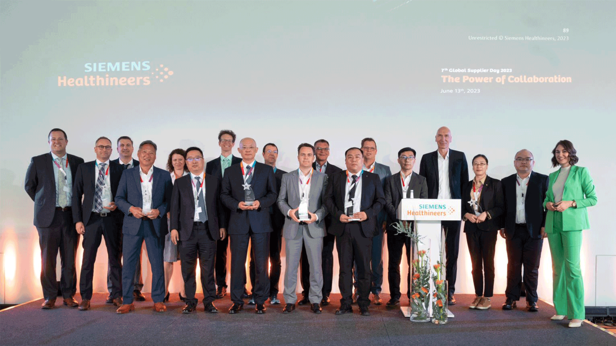 Würth Industrie Service wins the Siemens Healthineers Supplier Award 2023